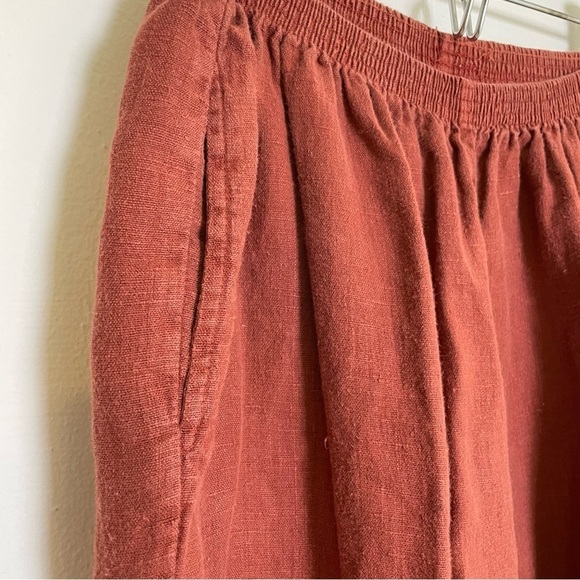 CALIFORNIA THREADS 2 Piece Set Vintage Linen Lagenlook Boho Tunic Pants Made USA - Picture 12 of 16